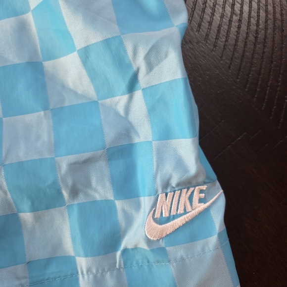 Nike Mens Blue Checkered Woven Shorts FN3098-447 Small New Athletic Gym Workout - Picture 1 of 10